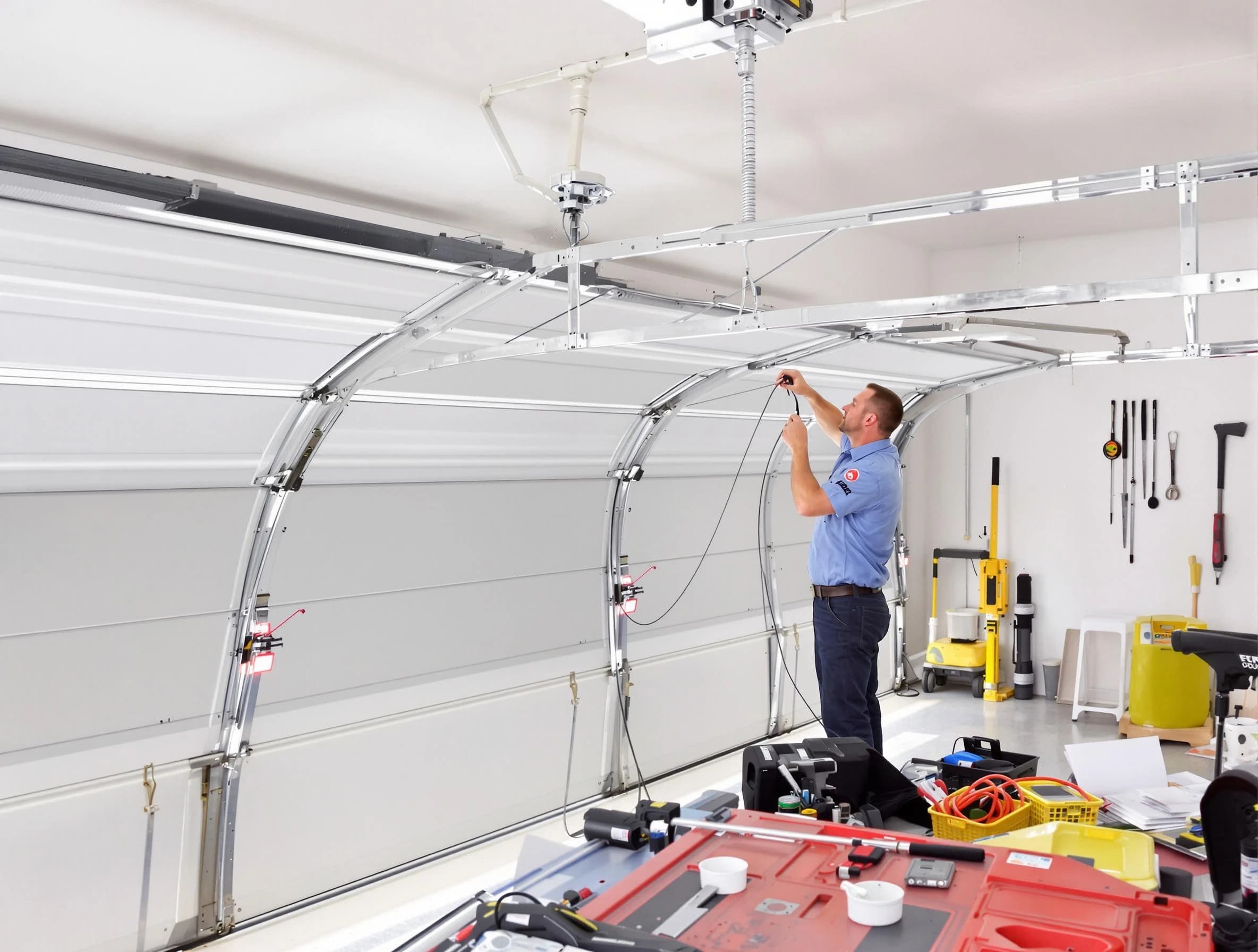 Garage door cable repair service by Nichols Hills Garage Door Repair in Nichols Hills