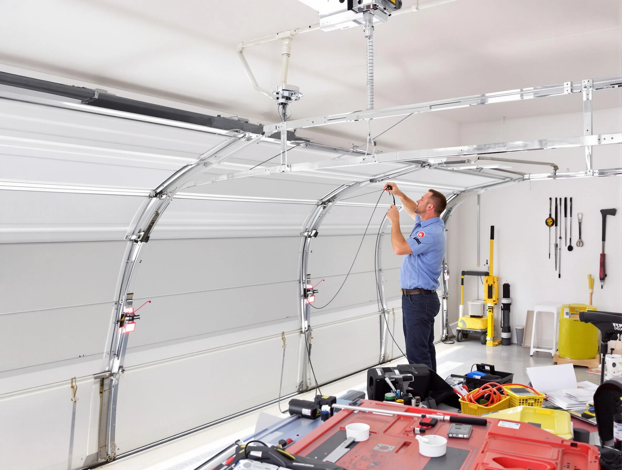 Garage door cable repair service by Nichols Hills Garage Door Repair in Nichols Hills